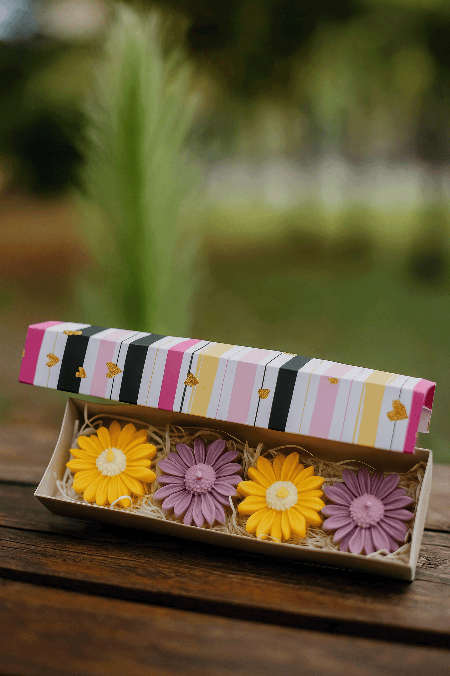 Lavender & Citrus Bliss β Floral Aroma Candle Gift Set