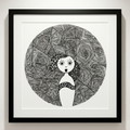 Untamed Thoughts | Hand-Drawn Doodle Artwork