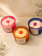FLORAL BLOOM SCENTED JAR CANDLE