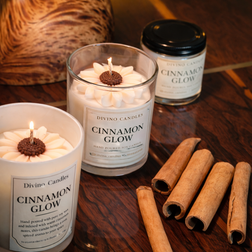 Cinnamon Glow | Cinnamon, Vanilla and Clove Soy Candle