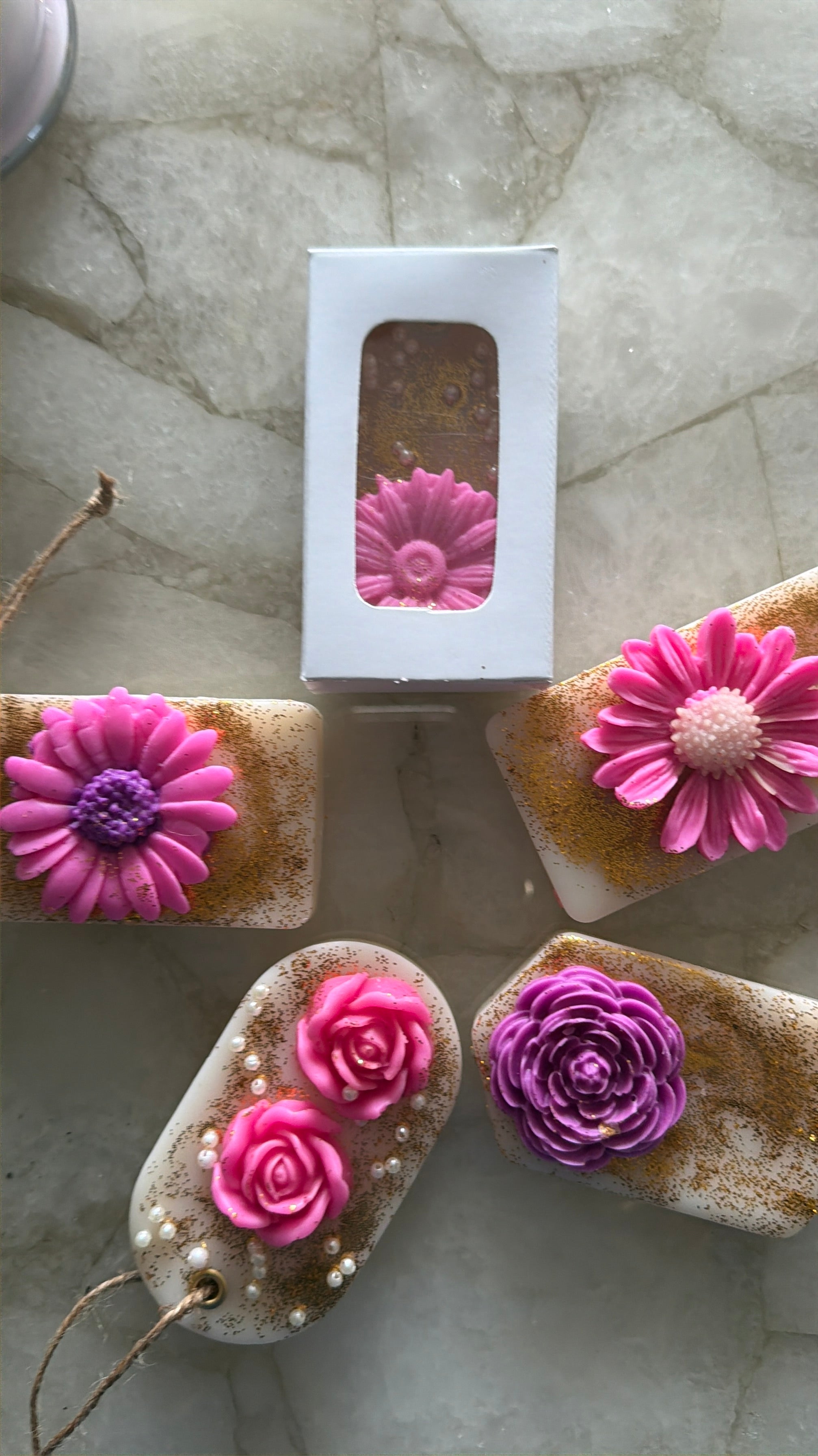 Closet in Bloom | Flameless Floral Wax Sachets, Pack of 3