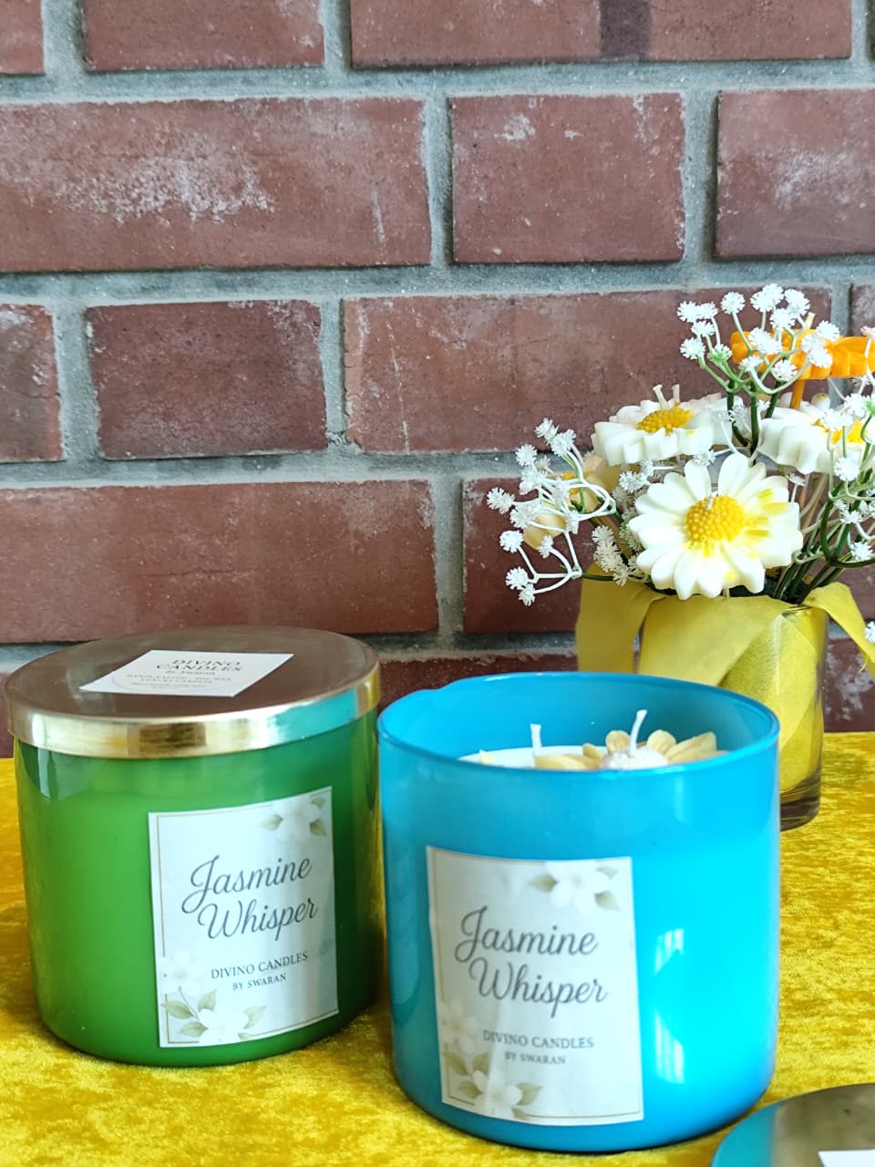 Jasmine Whisper Candle – Serenity in Every Flame