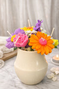 The Celebration Bloom | Medium Floral Candle Bouquet