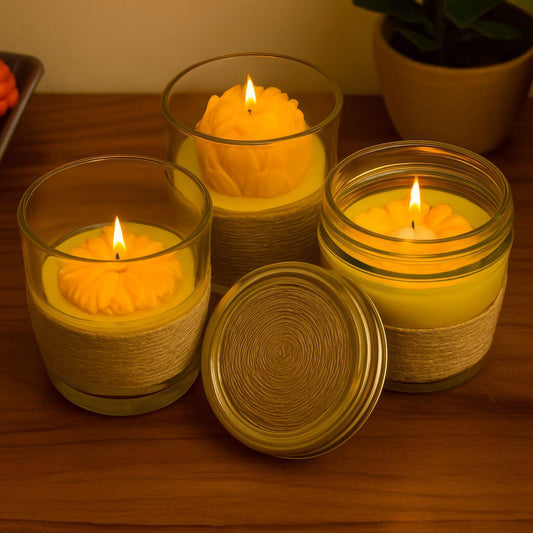 Rustic Yellow Floral (Twine Wrap) - Sunlit Bloom