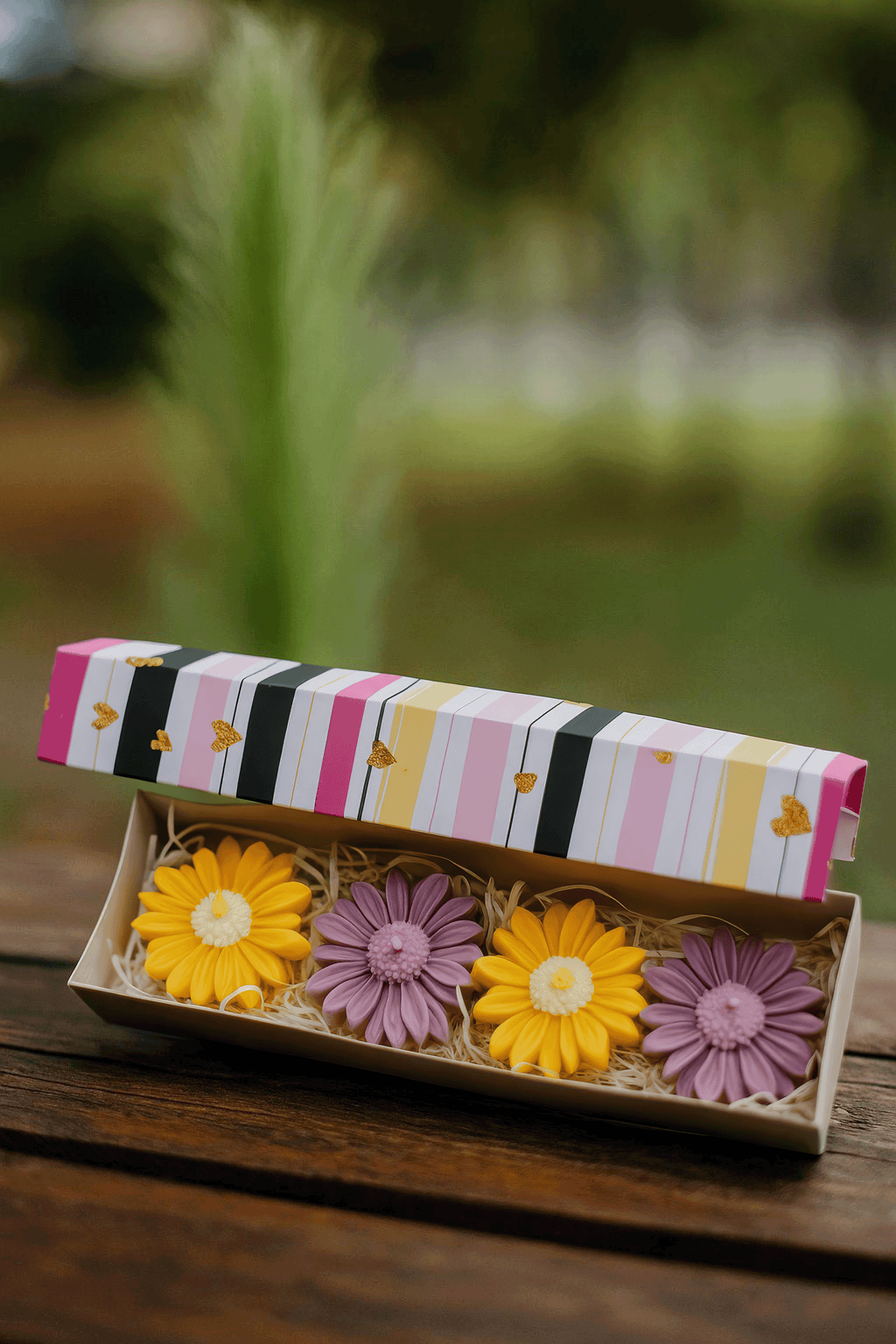 Lavender & Citrus Bliss – Floral Aroma Candle Gift Set