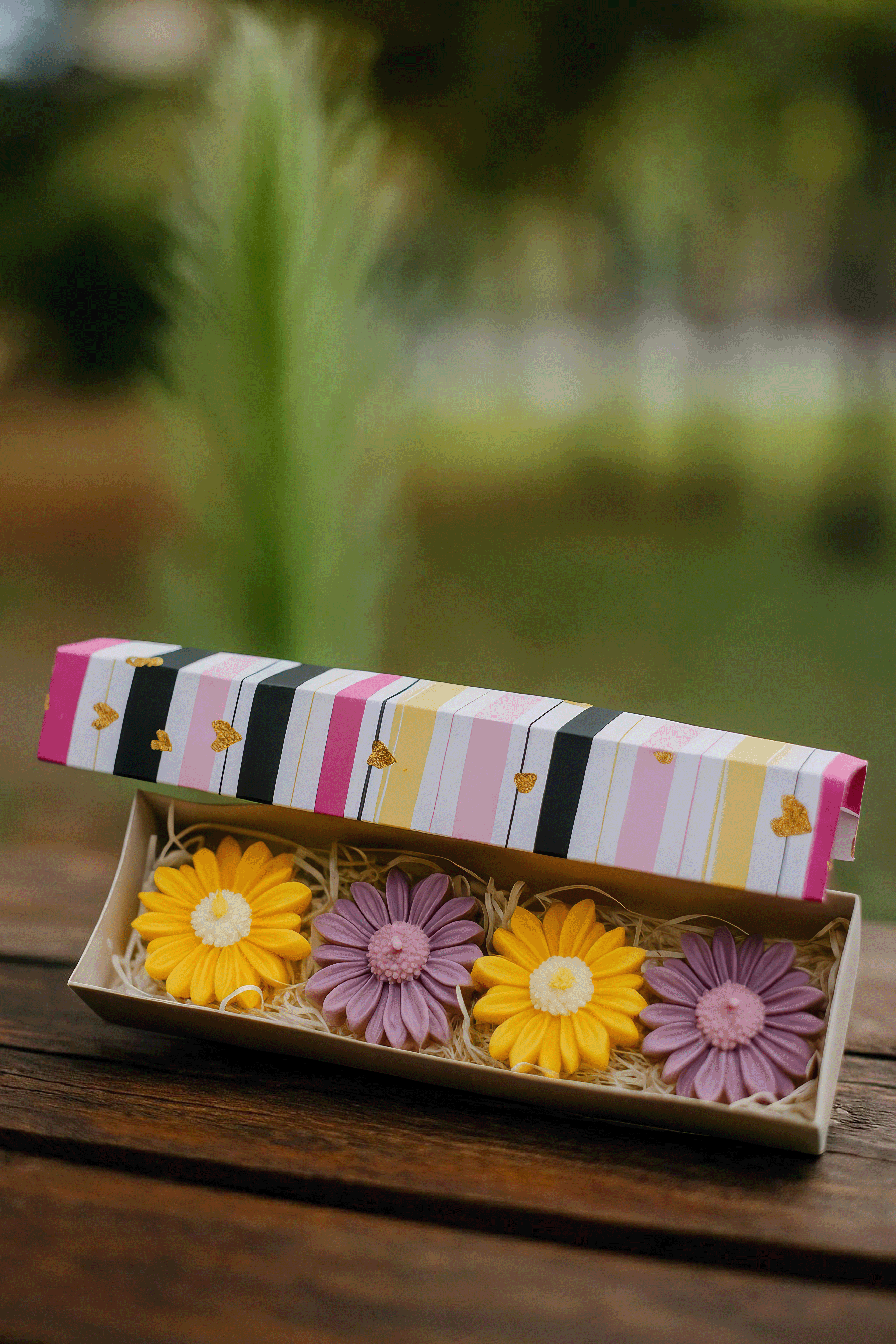 Lavender & Citrus Bliss – Floral Aroma Candle Gift Set