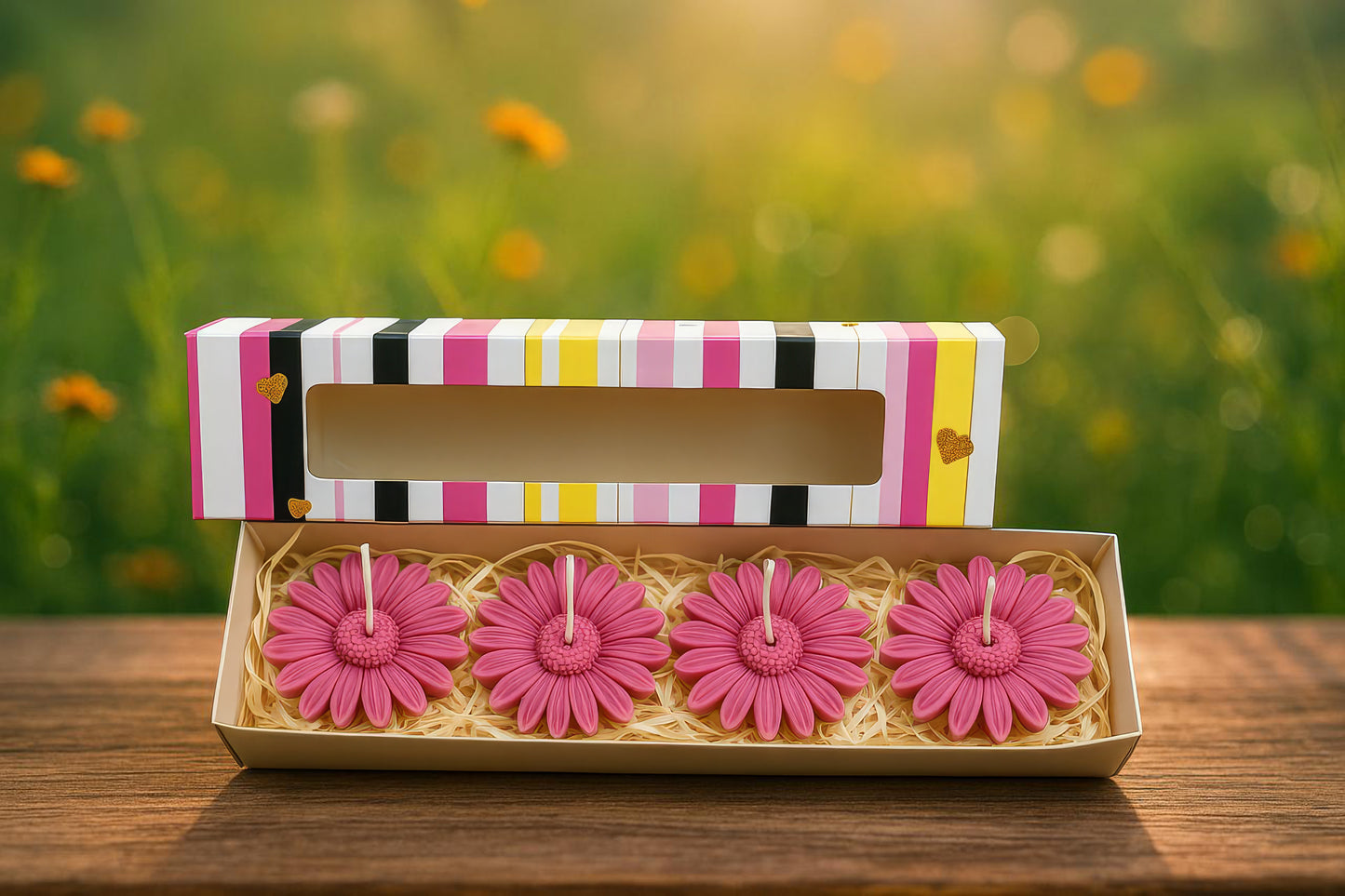 Blush Bloom – Floral Aroma Candle Gift Set